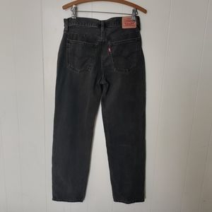 Levi's Low Pro Straight Jeans Cotton Black mid rise